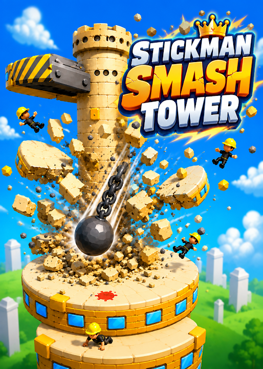 Stickman Smash Tower — cover art