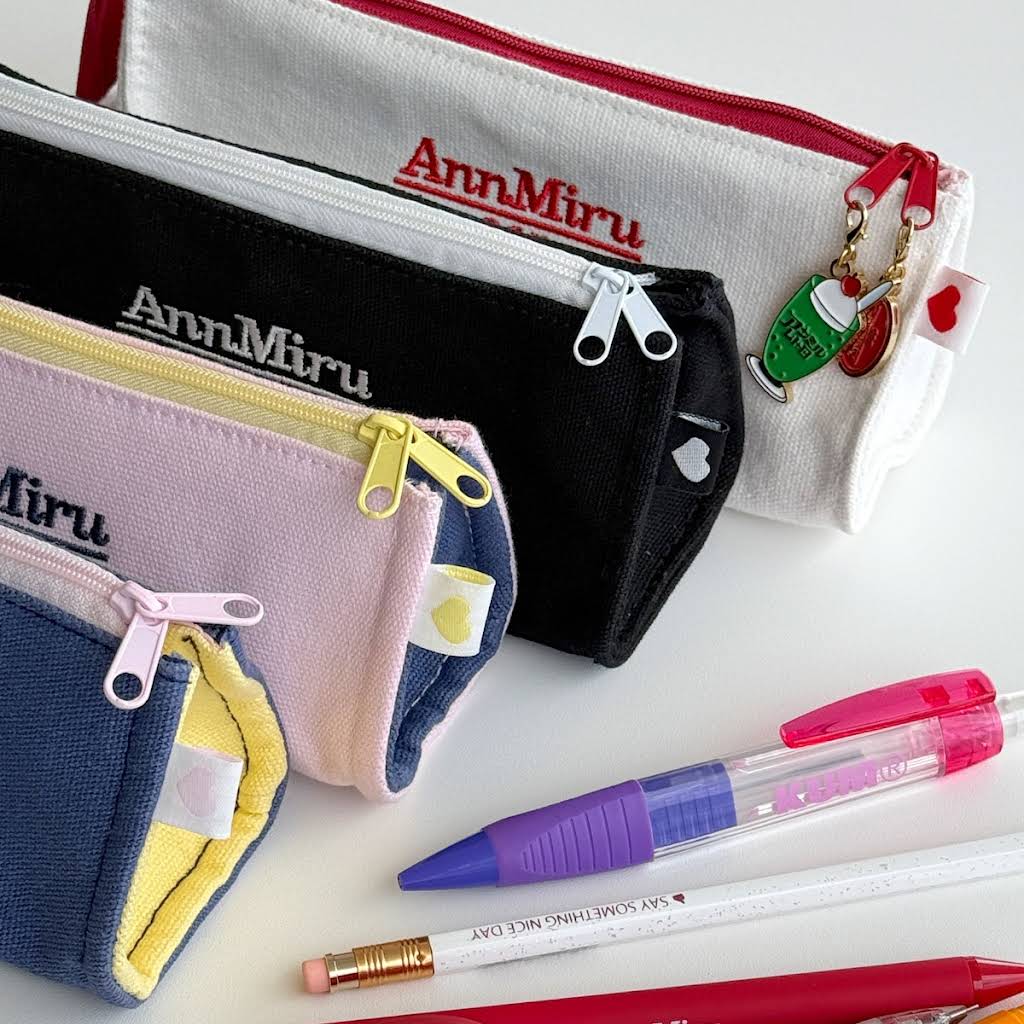 【新品未使用】 AnnMiru 365 ピンク ペンケース 新品未使用】 AnnMiru 365 ピンク ペンケース AnnMiru アンミル