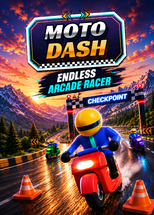 Moto Dash - Endless Bike Racing — cover art