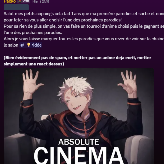 Post from Paeko