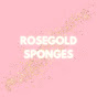 🧽 rosegold sponges 🧽 logo