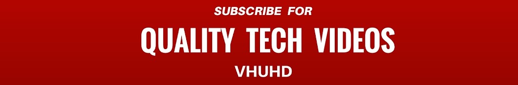 VHUHD YouTube 频道头像