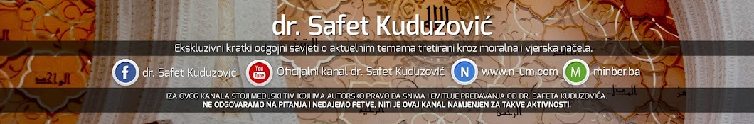 Oficijalni kanal dr. Safet KuduzoviÄ‡ YouTube-Kanal-Avatar