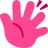 hand-pink-waving