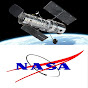 Hubble With NASA logo
