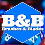Brushes & Blades logo