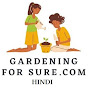 Gardening for Sure Hindi logo