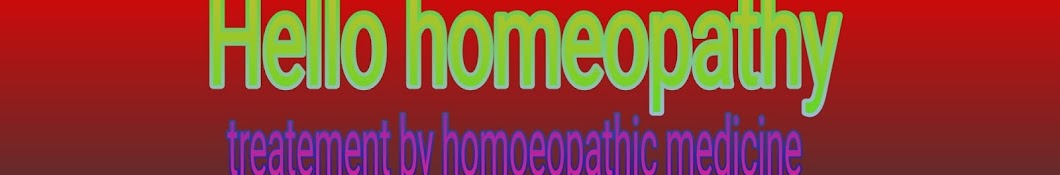 Hello Homoeopathy YouTube 频道头像