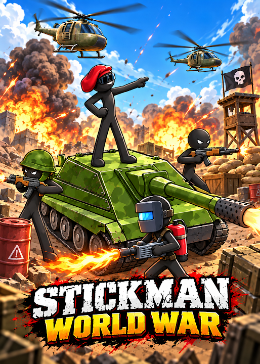 Stickman World War — cover art