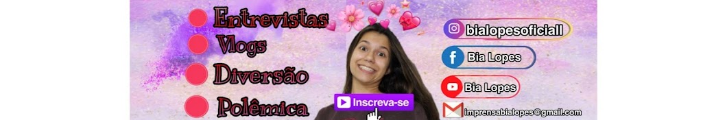 Bia Lopes YouTube channel avatar
