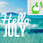 Paper Om Nom Happy Beach Day Of July