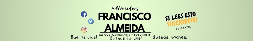 Francisco Almeida Avatar canale YouTube 
