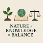 Nature + Knowledge = Balance logo