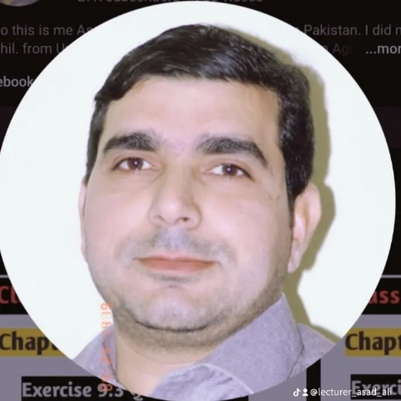 Lecturer Asad Ali 