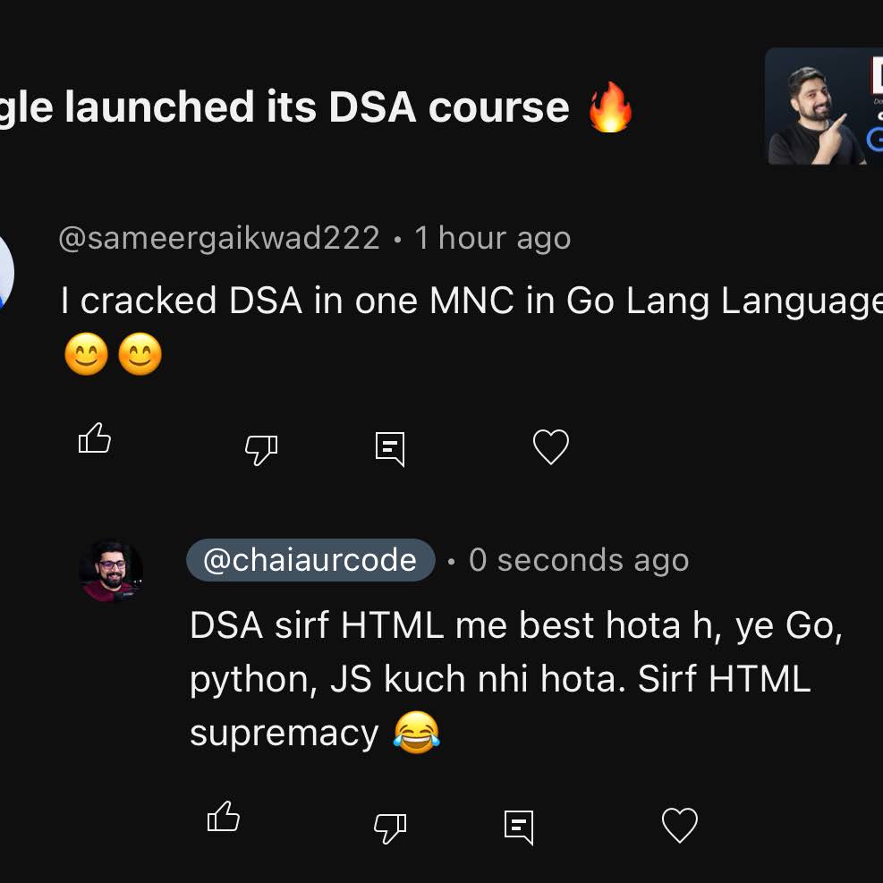 Post from Chai aur Code