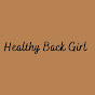 Healthy Back Girl logo
