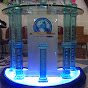 Glass pulpit Mar de Crystal logo