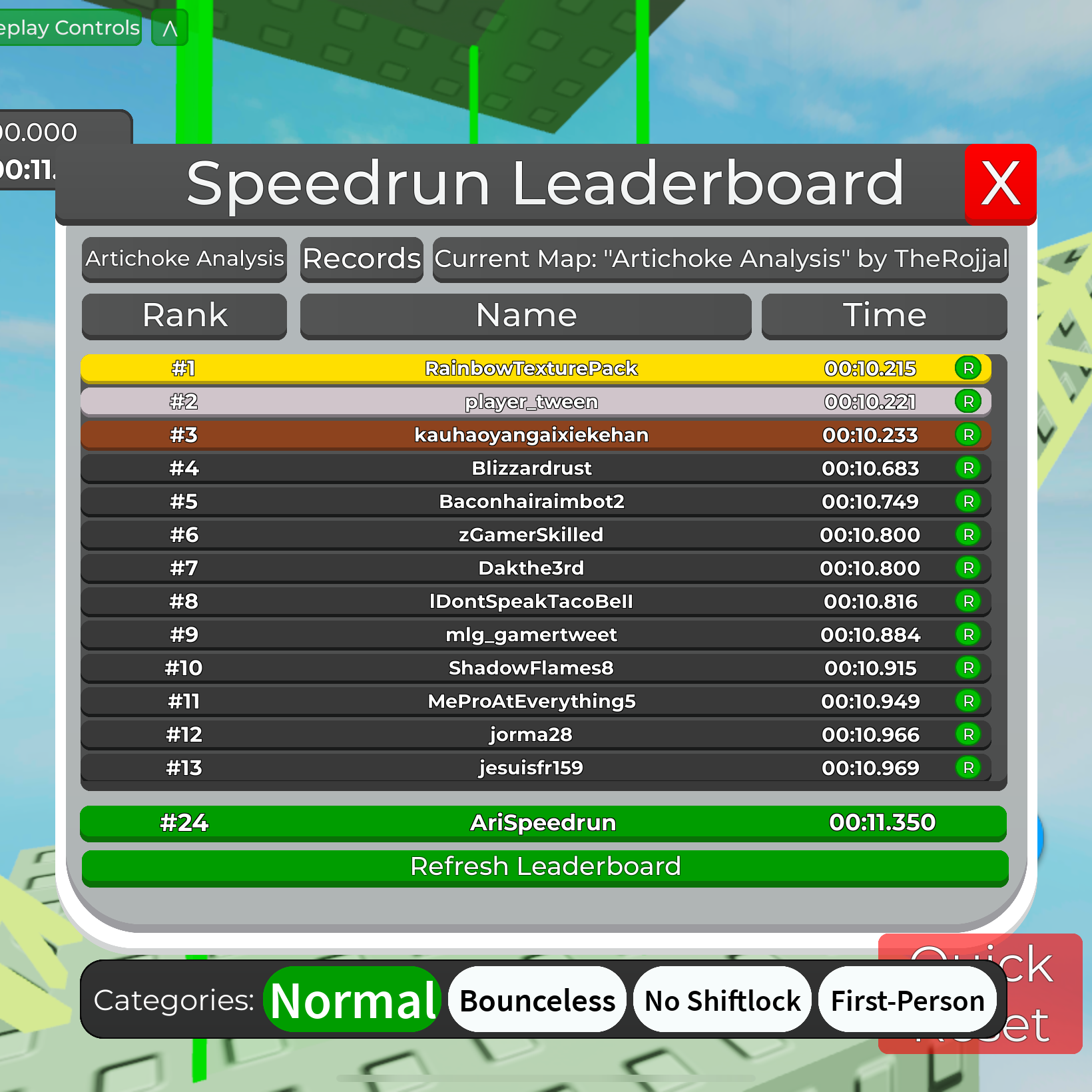 Post from AriSpeedrun