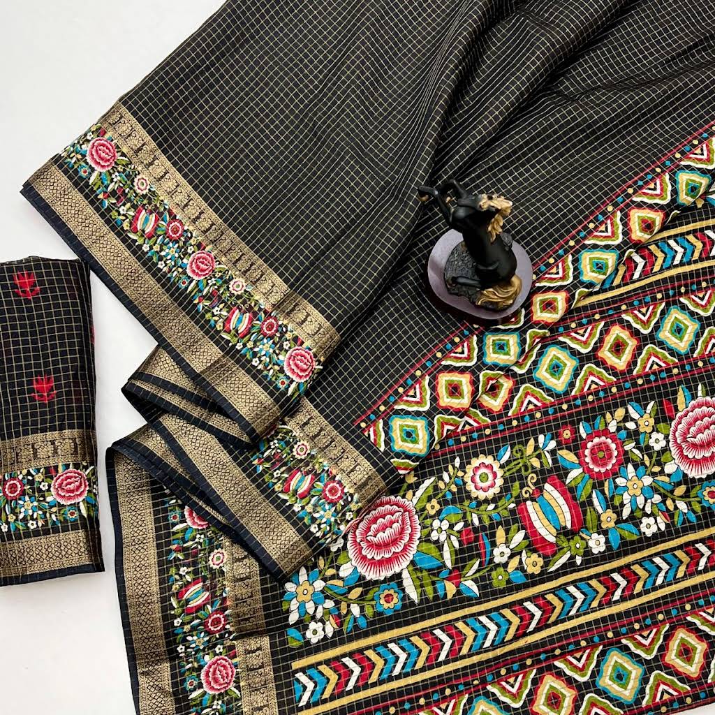 kosariii✴︎ Buy Sea Green Zariwork Net Saree - Koskii