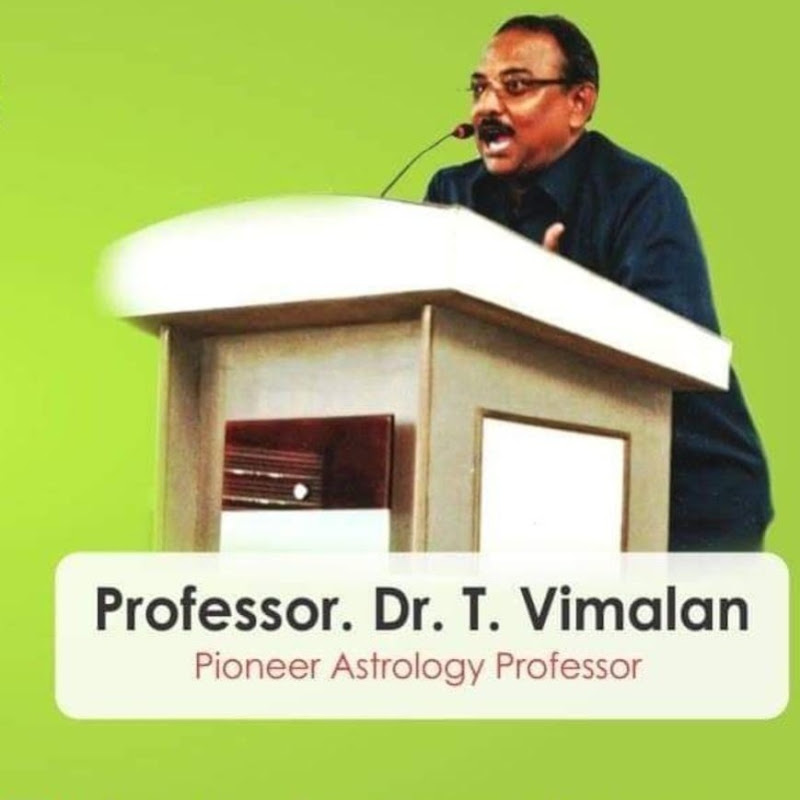Pioneer Astrology Professor Dr.Vimalan