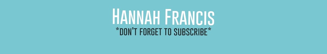 Hannah Francis YouTube channel avatar