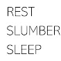 Rest Slumber Sleep  logo