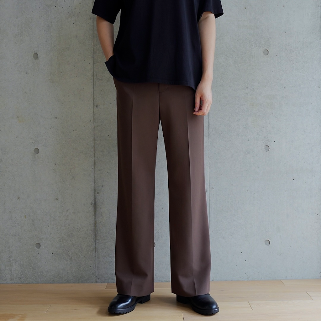脚長スラックス 新色発売】 ANIMAF 脚長スラックス BROWN 発売開始しま