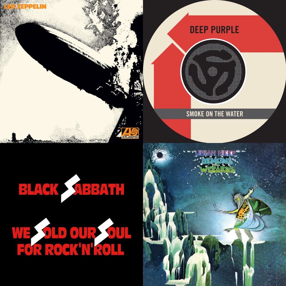 HARD ROCK SINGLES 1969-1979
