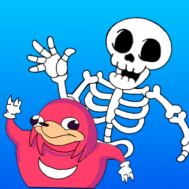 Calaca y Knuckles 