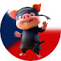 Manx Ninja Pig Czech logo