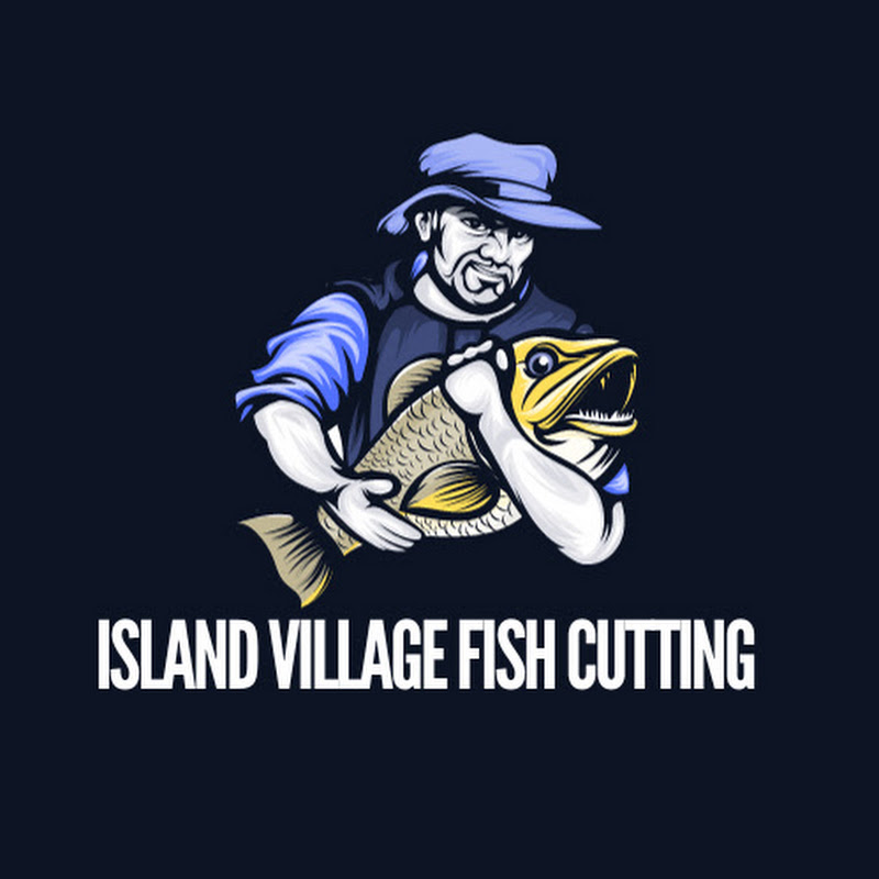 Island village fish cutting profile avatar