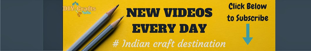 DIYCrafts India YouTube channel avatar