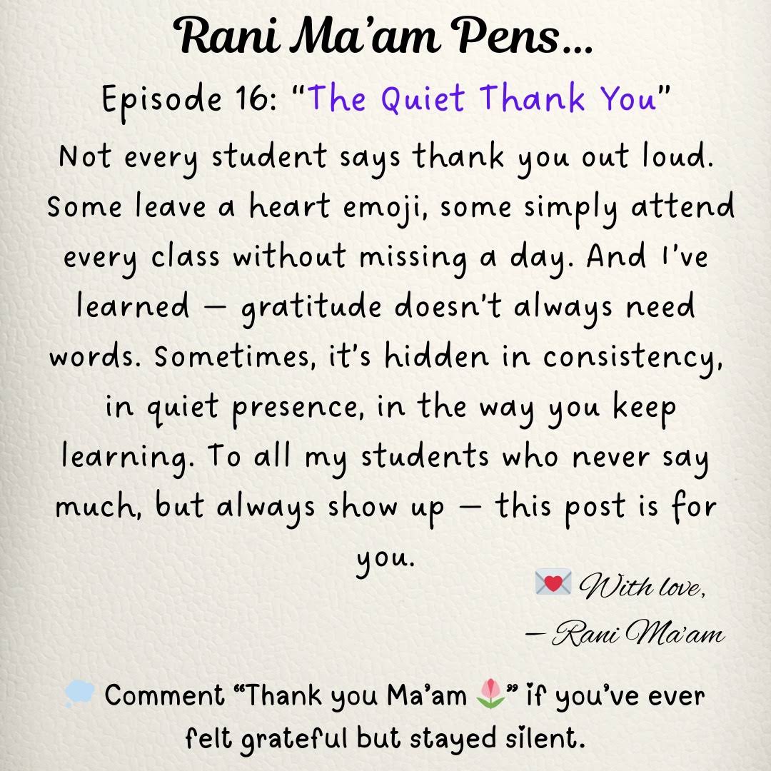 Post from English With Rani Mam