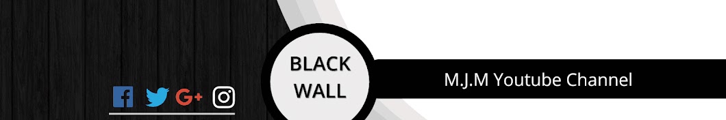Black wall YouTube channel avatar