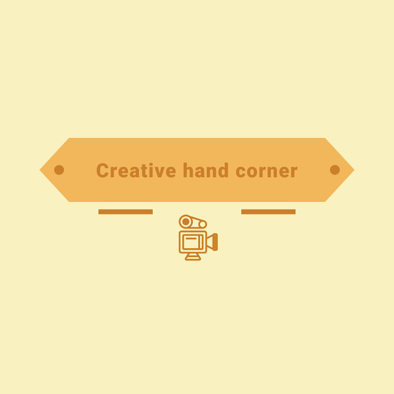 Creative hand corner 