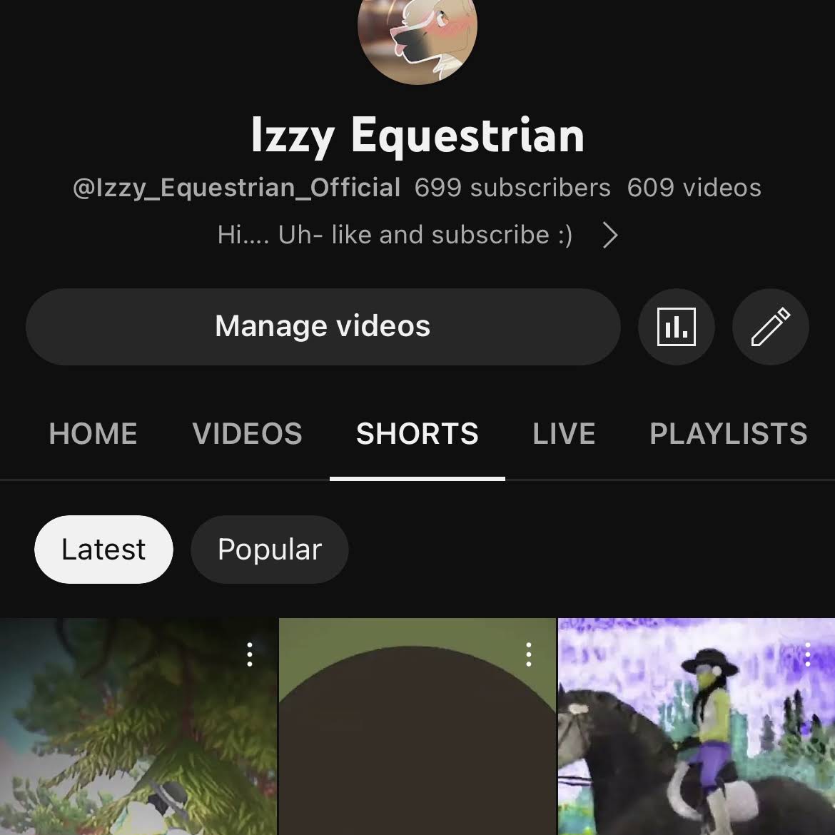 Post from Izzy Equestrian