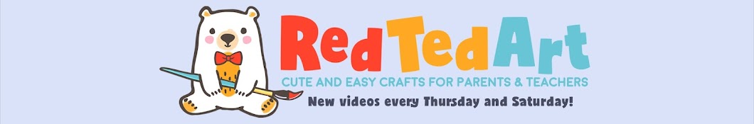Red Ted Art رمز قناة اليوتيوب