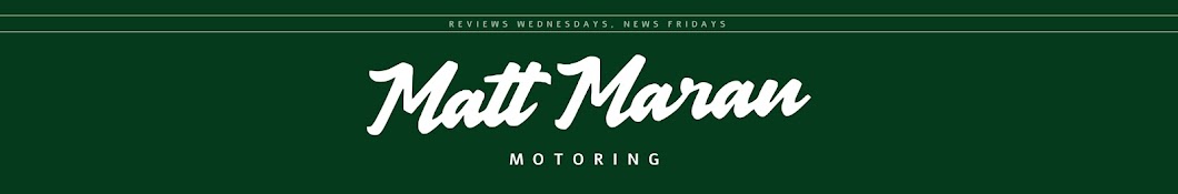 Matt Maran Motoring YouTube channel avatar