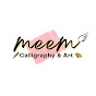 Meem Calligraphy & Art 🎨🖋️ logo