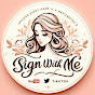 SIGNWITHME calligraphy  logo
