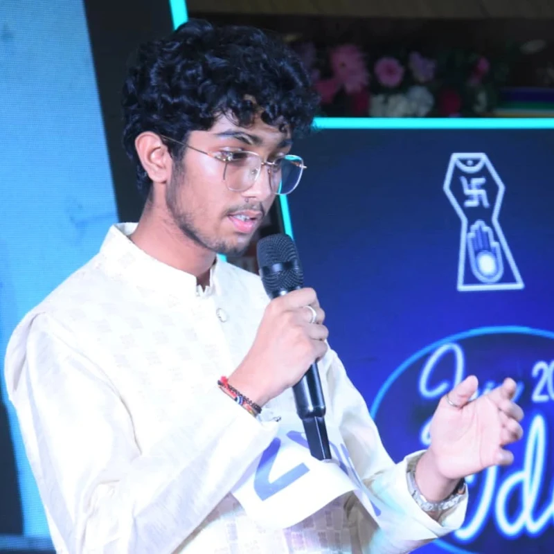 Hardik Tongia singing