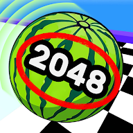 Merge fruits 3d watermelon 2048 icon