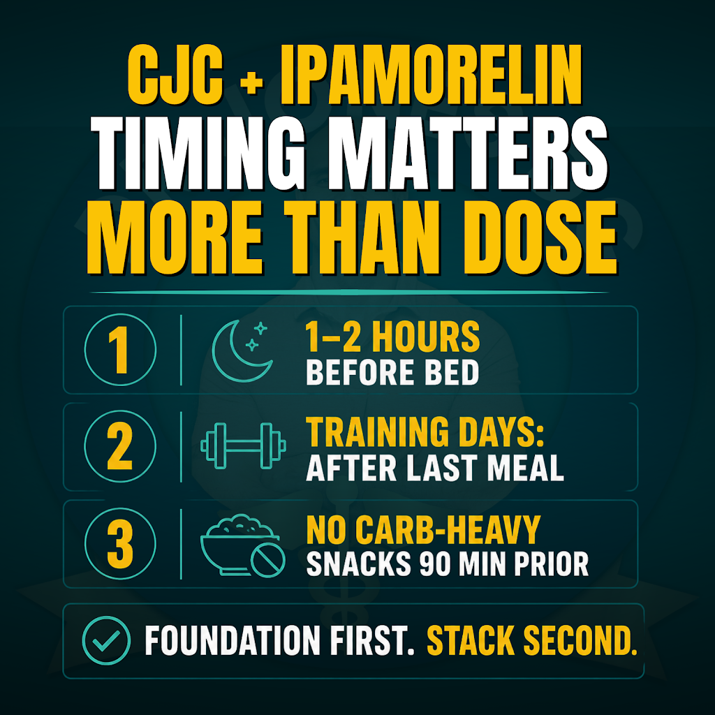 ipamorelin before bed Tesamorelin vs Sermorelin vs CJC-1295: The Complete GHRH Analog Comparison main image 1