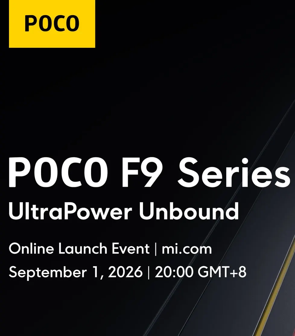POCO F9 Series: fino a 185 FPS, Snapdragon 8 Elite Gen 5 e batteria da 8.050 mAh