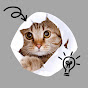 Cute cat logo