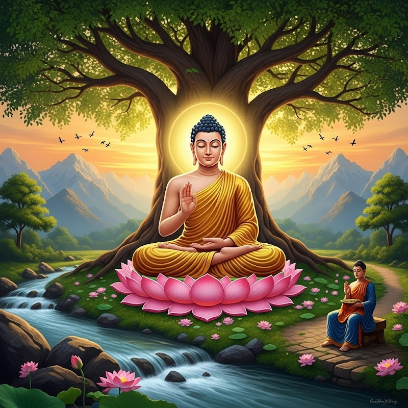 Buddha - တရားဒေသနာတော် Logo