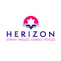 Herizon, "Jewish Values, Female Voices" logo