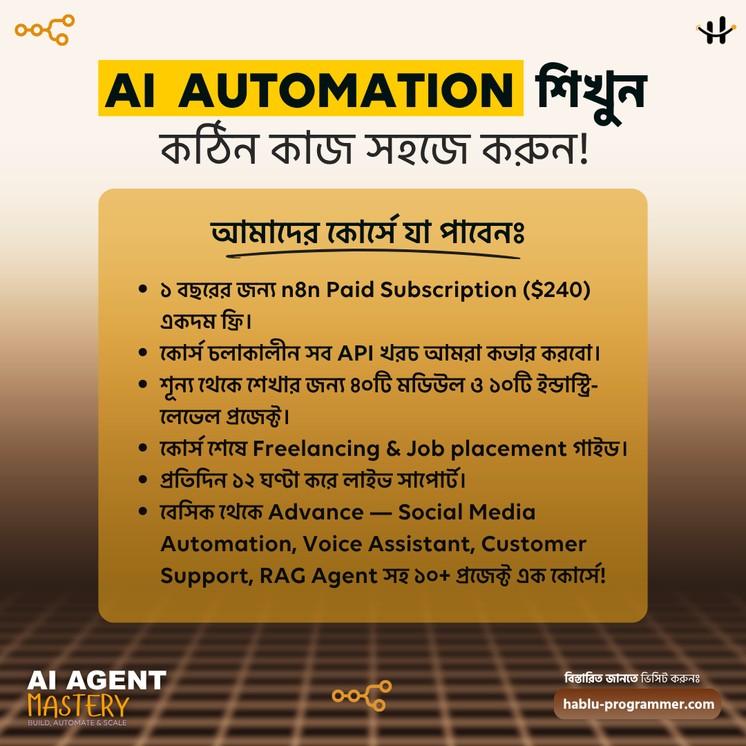Post from Hablu Programmer