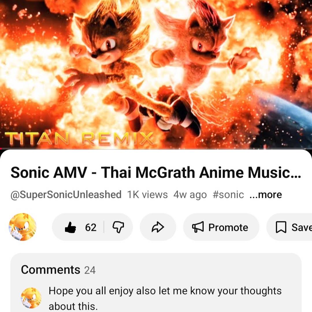Post from Super Sonic Unleashed