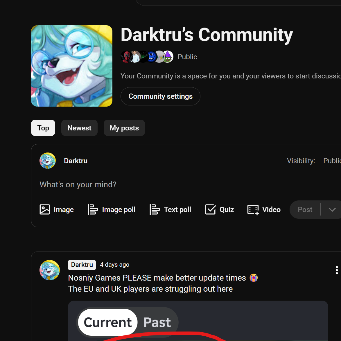 Post from Darktru